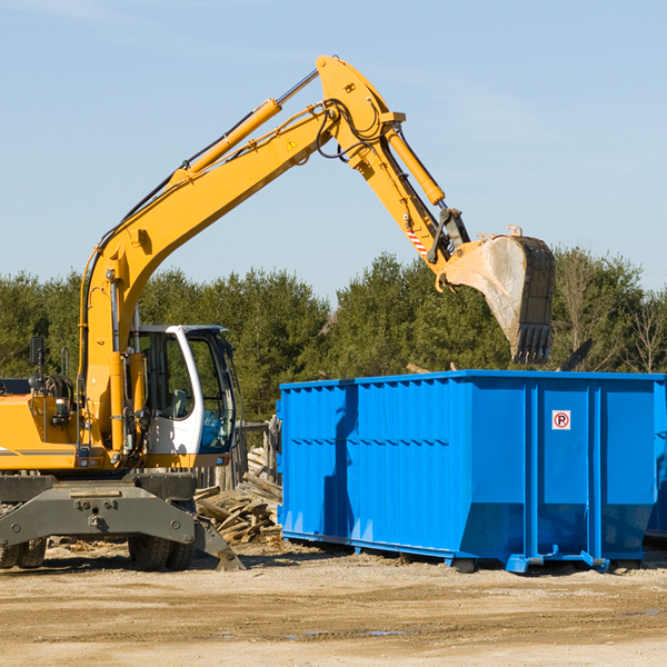 how does a residential dumpster rental service work in Weyerhaeuser